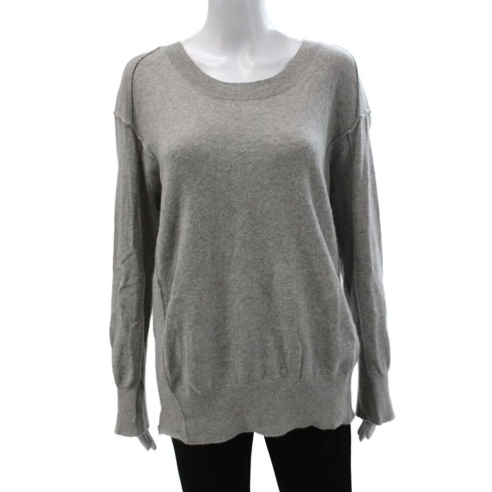 Michael Michael Kors Unisex Gray Pullover Sweater Merino Cashmere Size XS